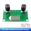 LIZAO FM Kabelloses Digitalradio Modul Stereo Audio Empfänger mit Doppelknöpfen Tasten LCD Display für DIY Audio Projekte