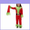 Grinch Weihnachtskostüm Für Kinder Mit Weichem Polyesterstoff Für Feiertagsaufführungen Perfekt
