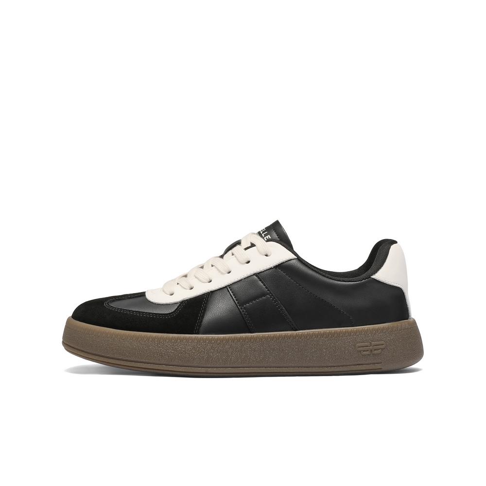 Belle Retro Fashion Casual Shoes Men's Shoes 2025 Autumn Sports Training Shoes Contrasting Board Shoes