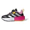 adidas Tech Rnr Low Top Comfortable Non-Slip Durable Kids Training Shoes Kids Sneakers Black White Red ID9525