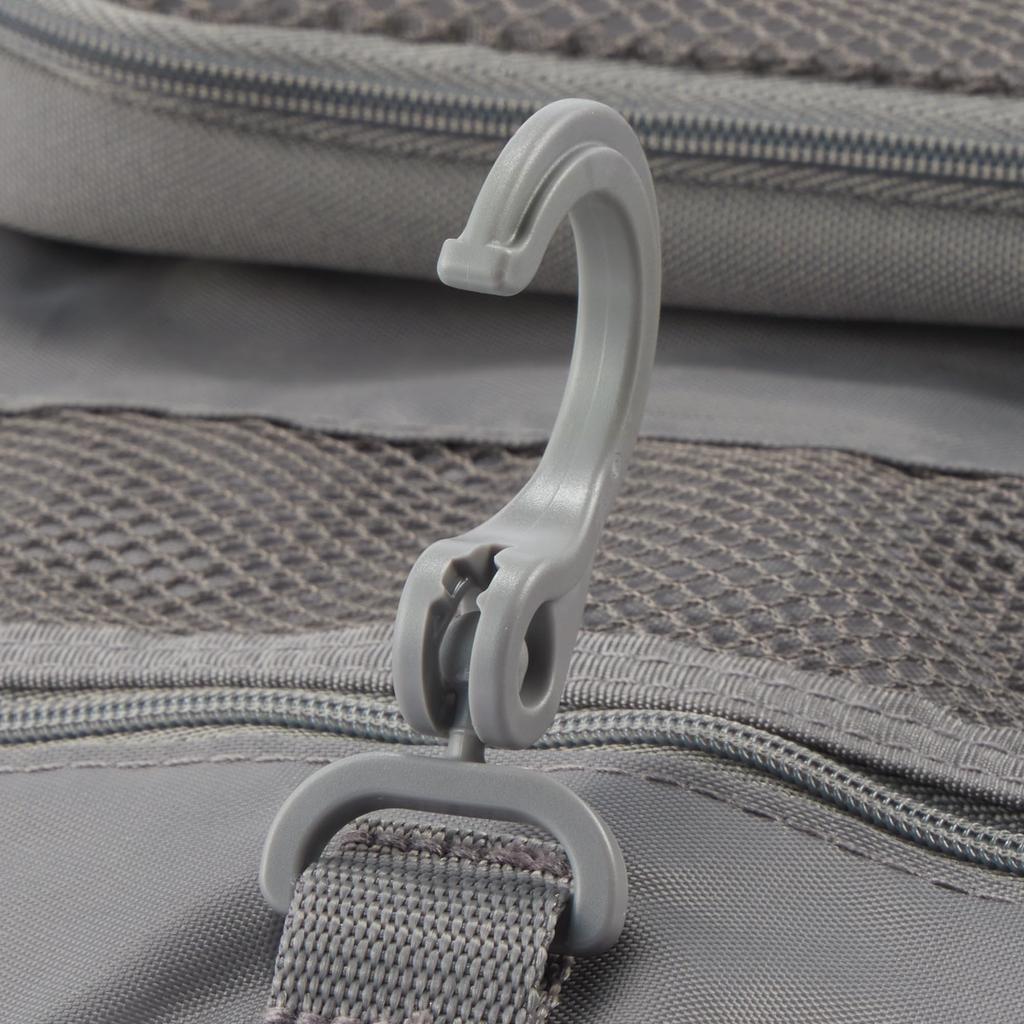MUJI Polyester Hanging Case with Detachable Medium 12 x 18 x Product 84769726 Pouch, Gray, Approx. 4.5 cm, Code