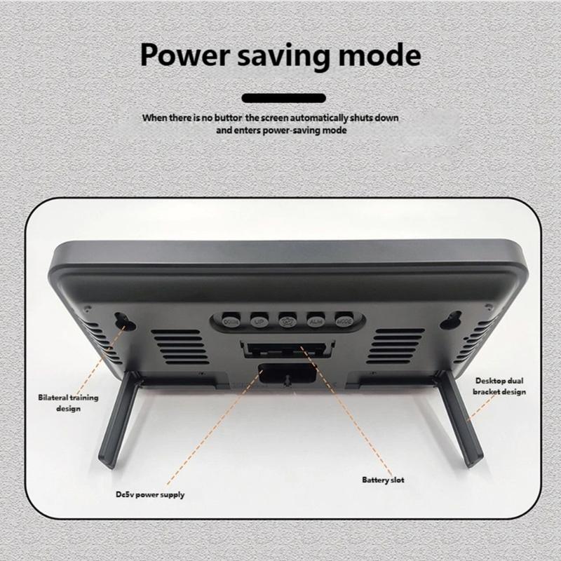 Alarm Clock Digital Clock Night Modes Digital Alarm Clock with Indoor Temperature Desk Clock for Bedroom Living Room