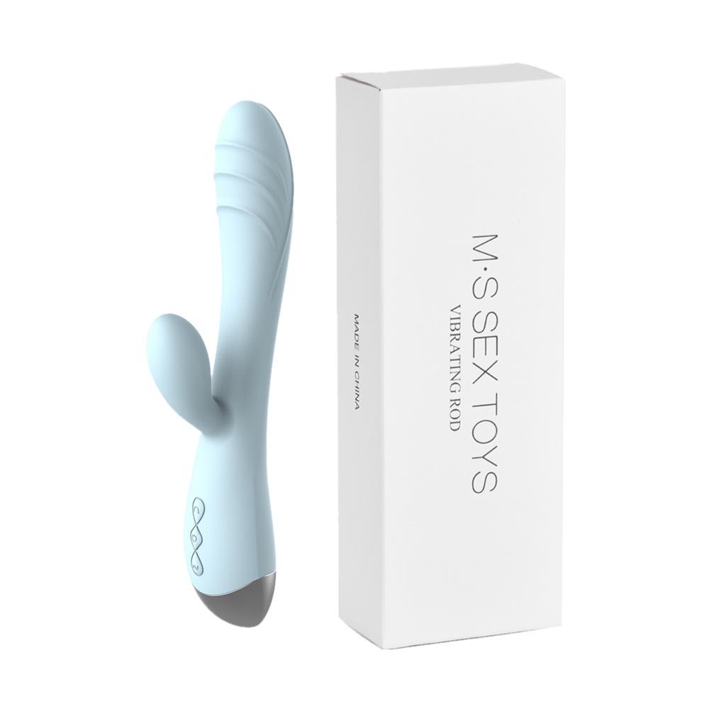 Rambo Series Charging Double G-Spot Vibrator Female Masturbation Massage Vibrating Spear Adult Supplies