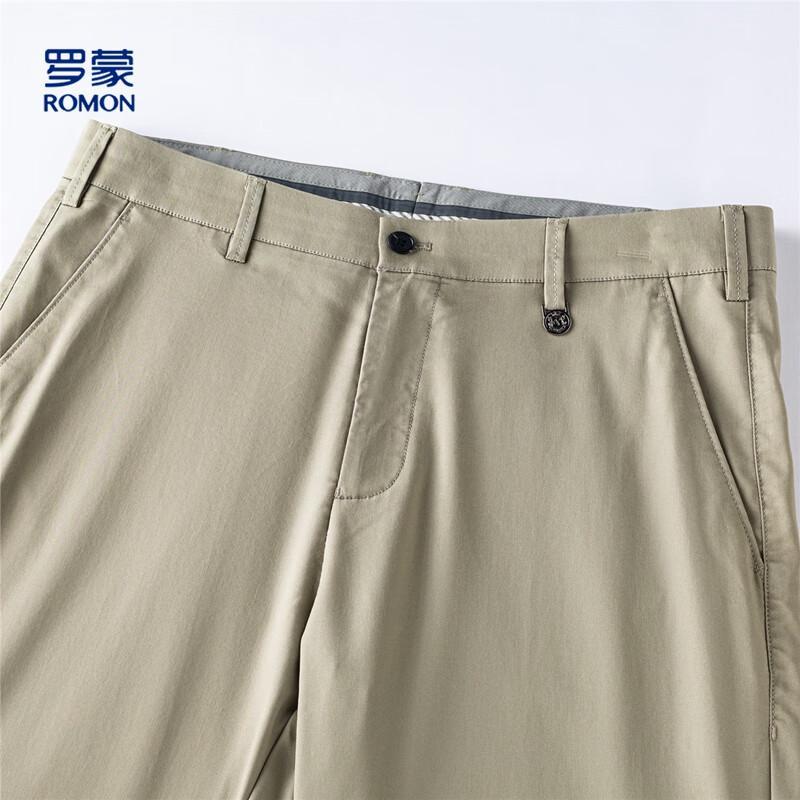 ROMON Men's Lyocell Blend Breathable Casual Pants