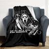 1Pc Scream Horror Movie Poster Blanket Soft And Comfortable Casual Warm Camping Travel Christmas Halloween Xmas Gift M924131