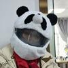 Motorcycle Helmet Cover Full Face Decorative Head Cover Ultra-Thick Easy To Install Animal Plush Motorbike Helmet Cover Decoration