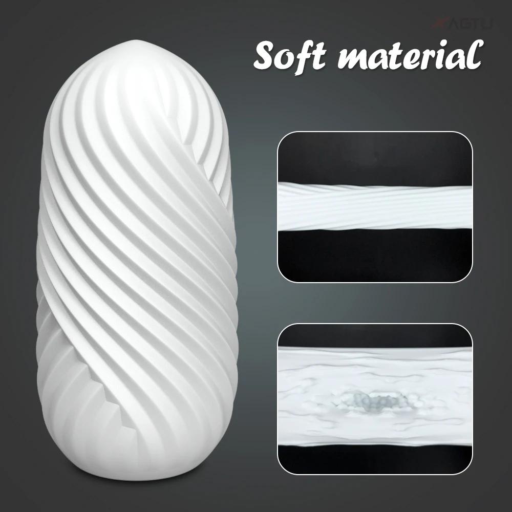 Realistic Male Masturbator Cup Soft Silicone Vagina Pocket Sex Toy for Men Penis Stimulator Adult Goods