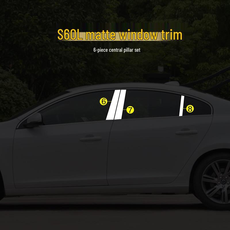 Volvo S60L/XC60/V40 Stainless Steel Window Trim & Decorative Strip