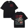People Say Hawkins Is Cursed Theyre Not Way Off Eddie Munson Demogorgon T-shirt Cannibal Flower Monster Graphic T Shirts Cotton Summer New Tee