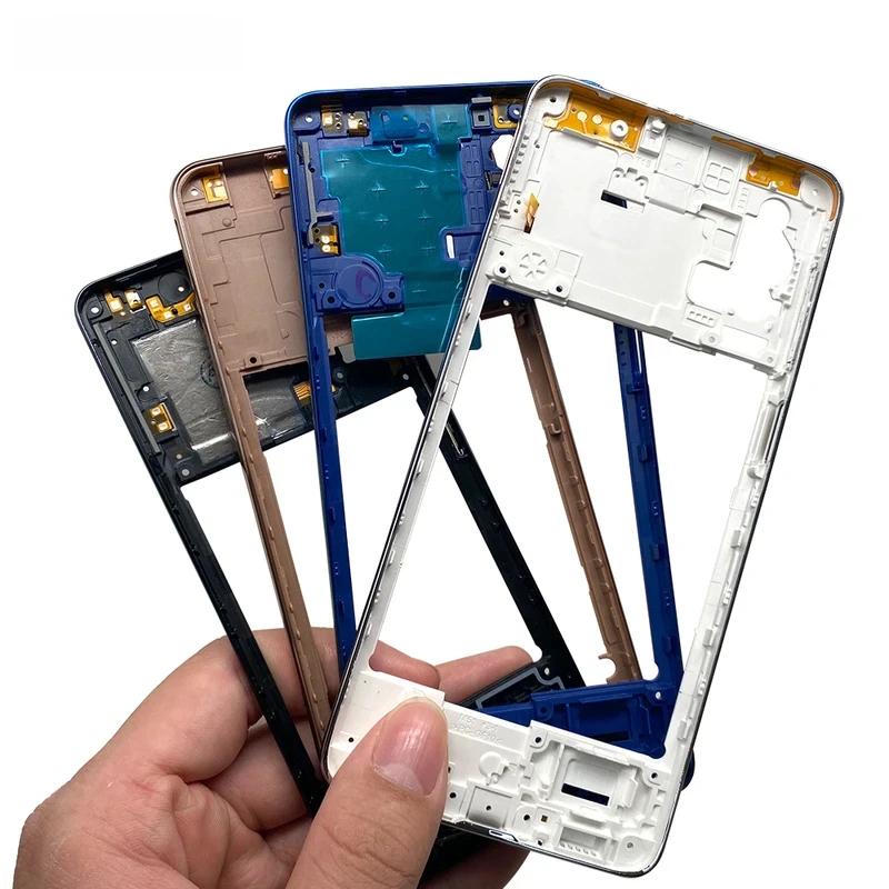 Middle Frame For Samsung A41 F62 M51 M62 A7 2018 Housing + Side Keys Volume Buttons Replacement Part