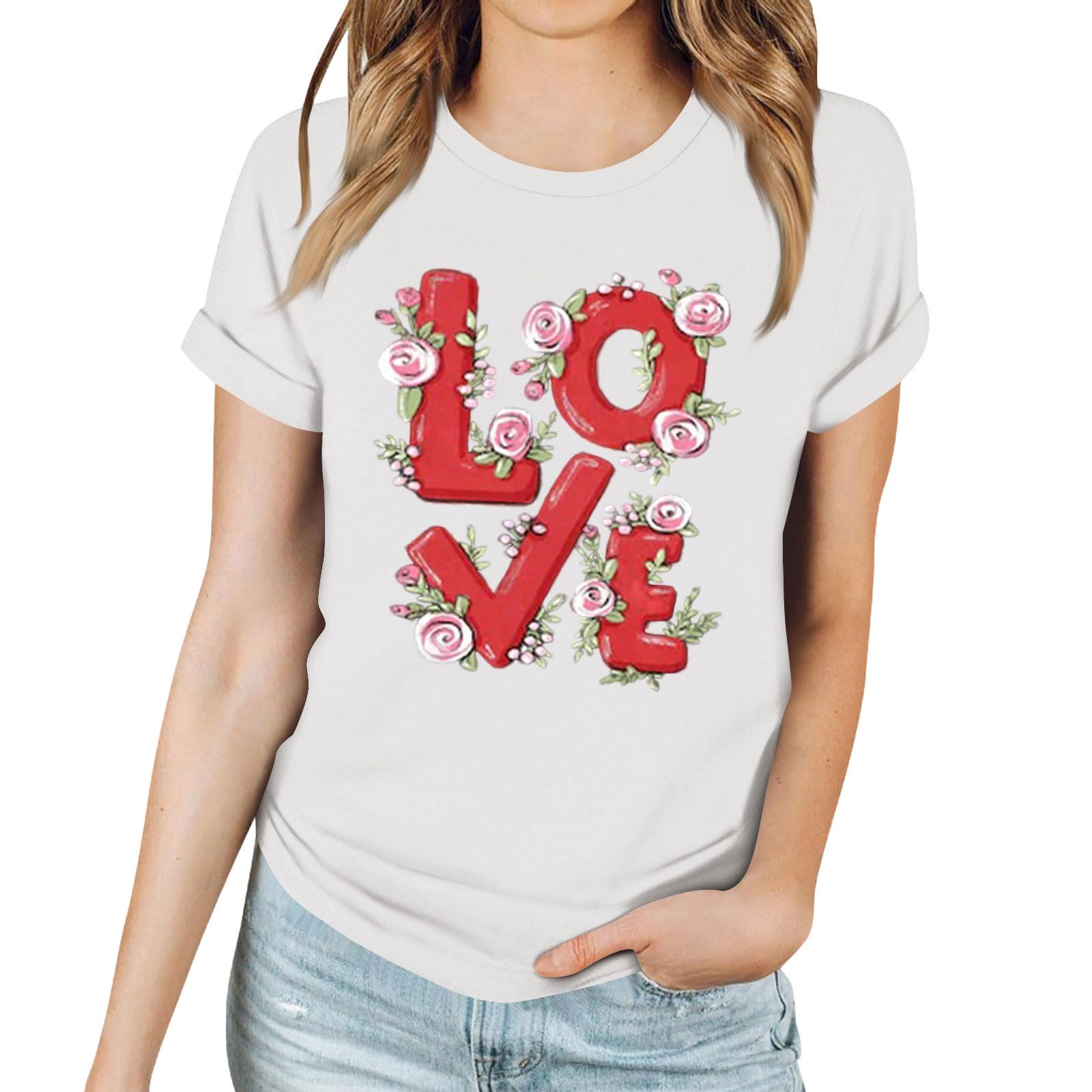 

Женская повседневная футболка с принтом подсолнуха, пуловер с круглым вырезом и коротким рукавом XL белый