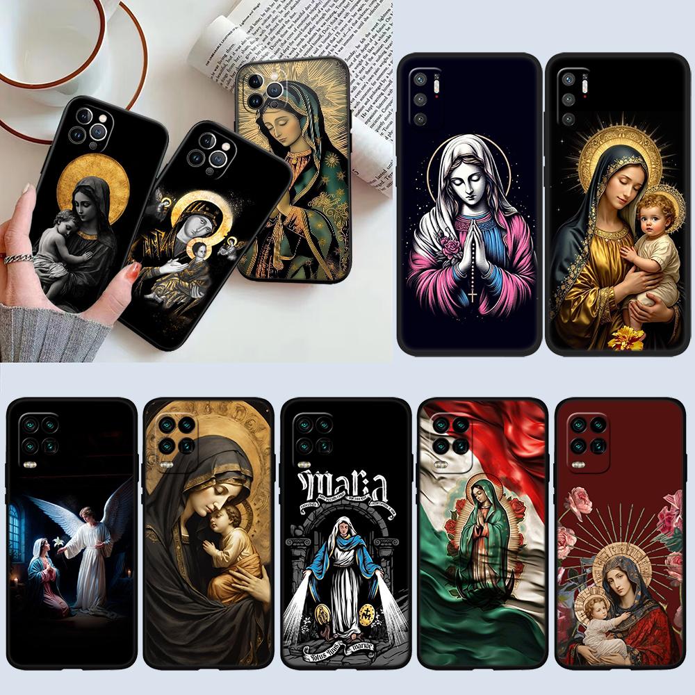 RE62 Virgen Maria Shell Phone Case for Samsung Galaxy Note 10 20 S23 S24 S25 Ultra FE Plus Edge Lite A02S A35 A07 A17