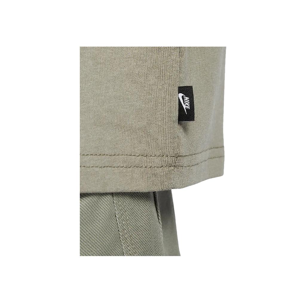 Nike Sportswear Swoosh Premium Essentials Minimalist Fashion Versatile Classic Pocket Short Sleeve T-Shirt Men Tops Light-Army-Green DQ9296-320