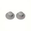 2pcs No-Drill Adhesive Cabinet Pulls - Stainless Steel & Plastic, Easy Peel & Stick Installation for Drawers, Cabinet Doors, Glass Doors