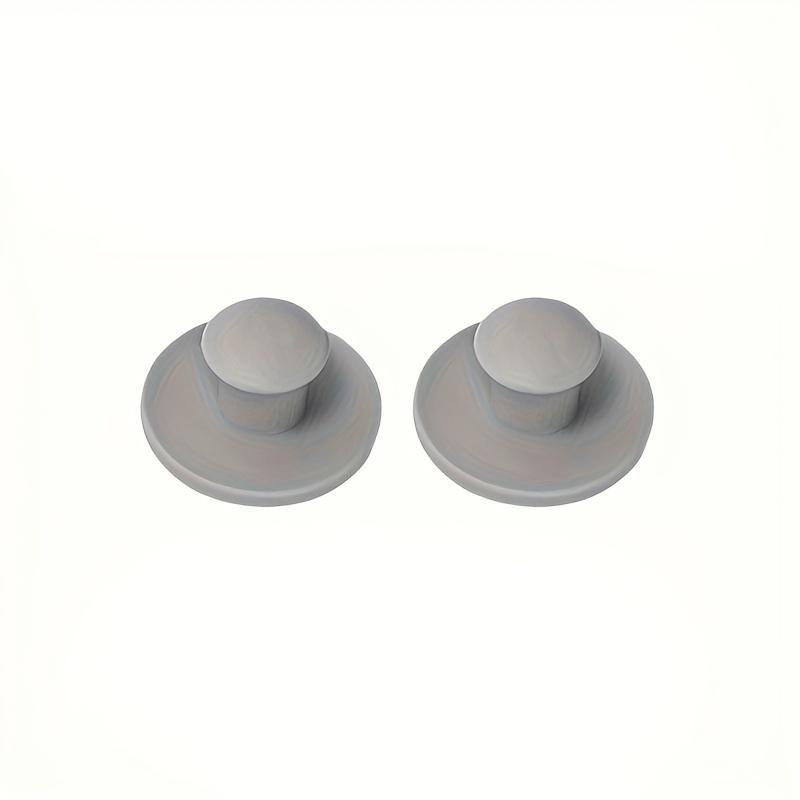 2pcs No-Drill Adhesive Cabinet Pulls - Stainless Steel & Plastic, Easy Peel & Stick Installation for Drawers, Cabinet Doors, Glass Doors