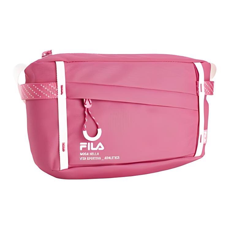 New FILA Fabric Shoulder Bag, Crossbody Bag Extra Small Unisex Green/Yellow/Pink A13U421131F