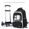 Rucsac școlar cu role cu șase roți, Troler, Rucsac pentru student ZRY5209