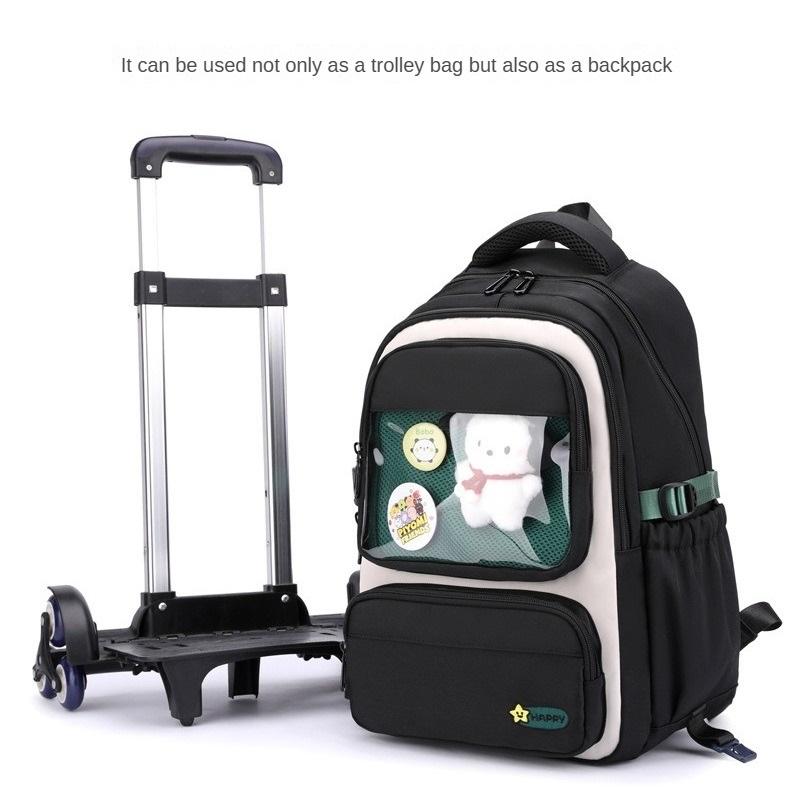 Rucsac școlar cu role cu șase roți, Troler, Rucsac pentru student ZRY5209