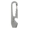 NITEIZE Doohickey Silver Small Mini Bottle Box Carabiner Multi-Tool, Keychain, Multi-Function Tool, Opener, Cutter,