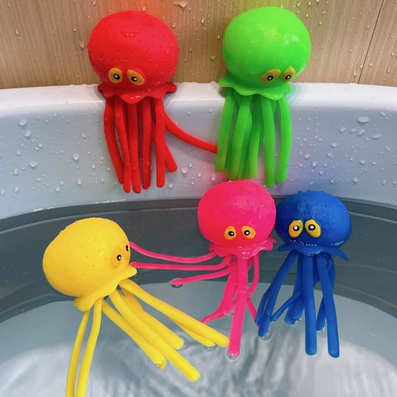 Water Absorbing Octopus Squeezing Toys Baby Summer Swimming Bathing Toy Shower Play Water Toys for Children Stress Relief Toy