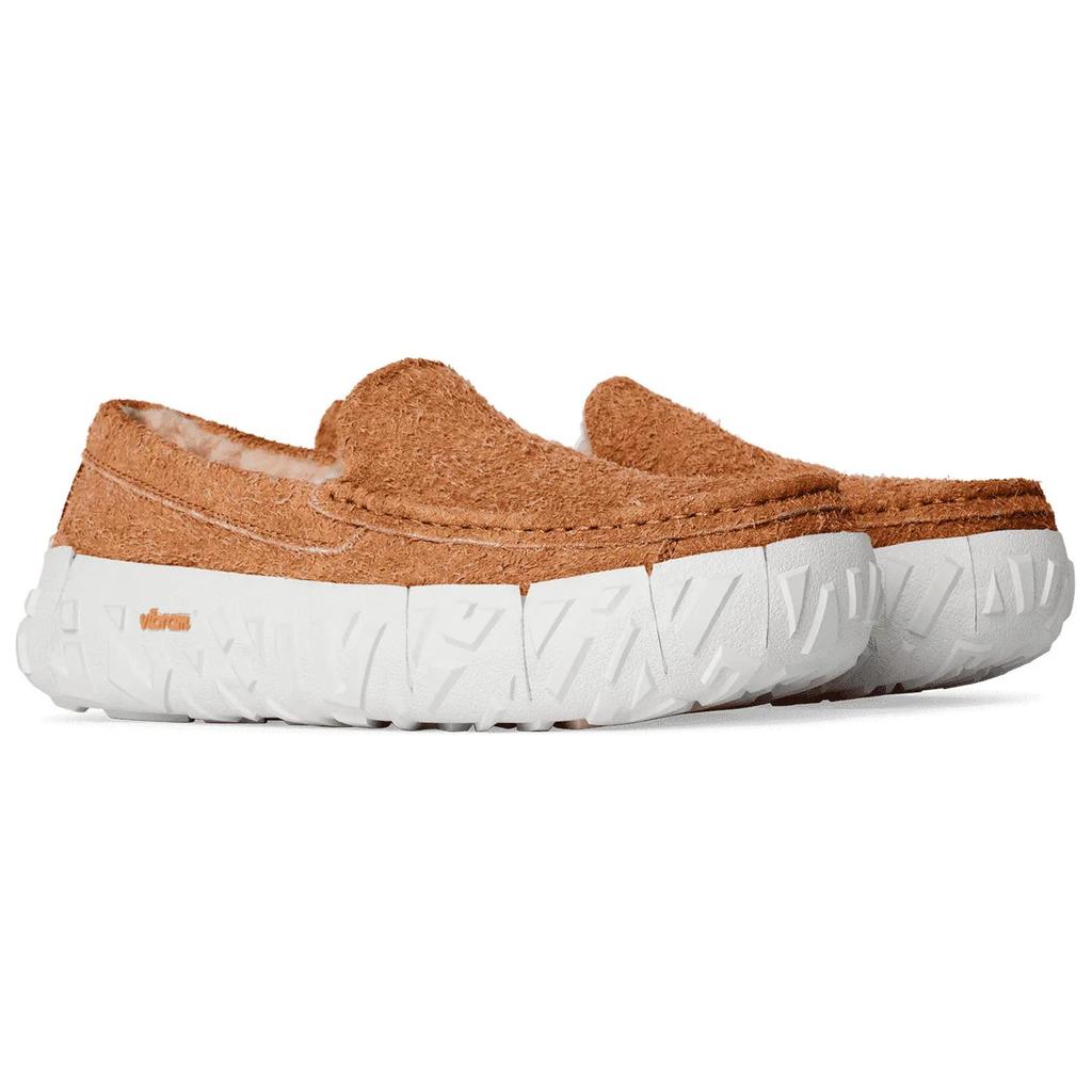 UGG Ascot Wrap Tech Suede Lightweight Round Toe Loafers Men Loafers Yellow Brown 1167670-CHE