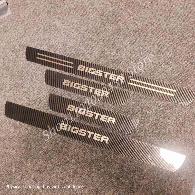 PER DACIA BIGSTER 2024-2025 Adesivo Acciaio Inossidabile Protezioni Battitacco Soglia Pedale Rivestimento Accessori Auto