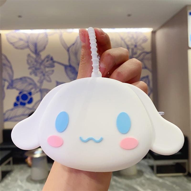 Cartoon Change Bag Keychain Cute Silicone Change Bag Mini Bag Children's Wallet Doll Machine Toy Gift