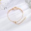 Hot-selling Champagne Gold Seiko Flash Diamond Bracelet Light Luxury Temperament Versatile Bracelet Can Be Pulled