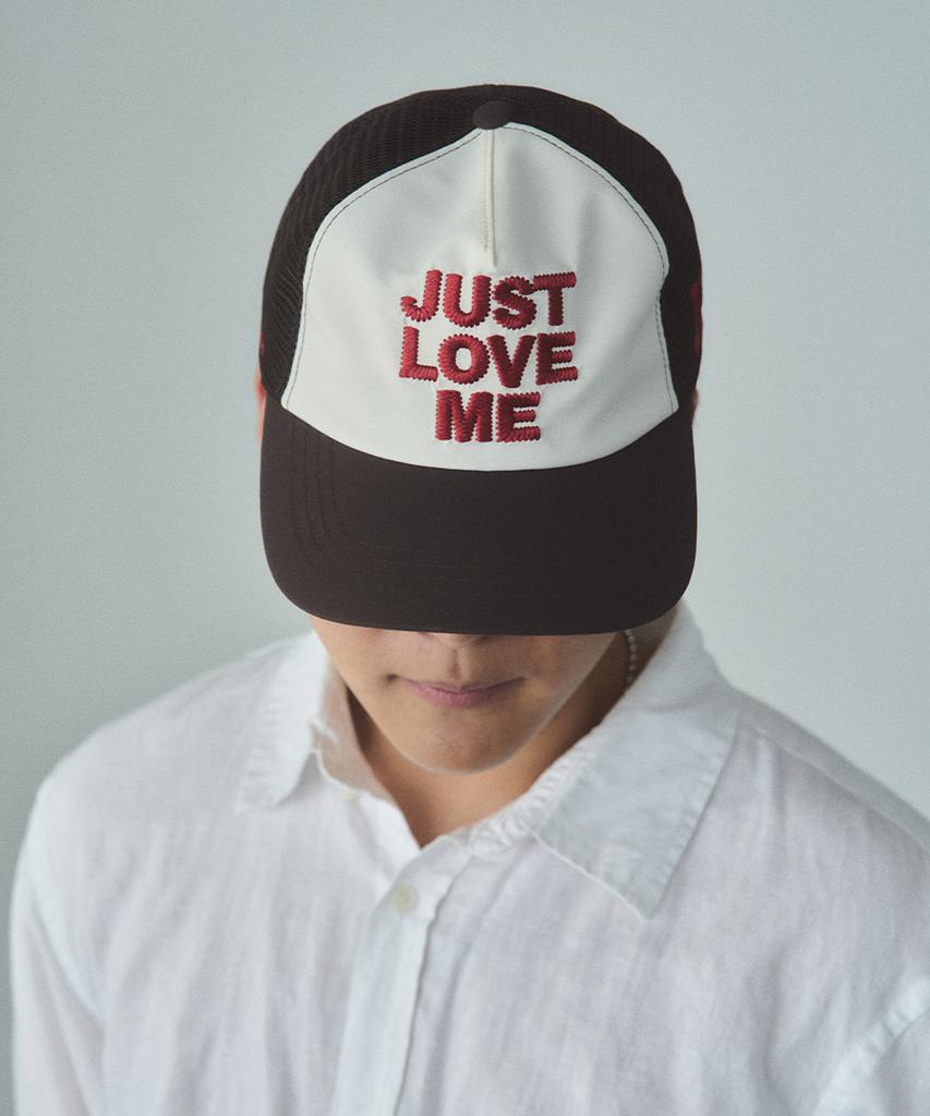 Kimimi Just Love Me Mesh Ball Cap Brown Combination