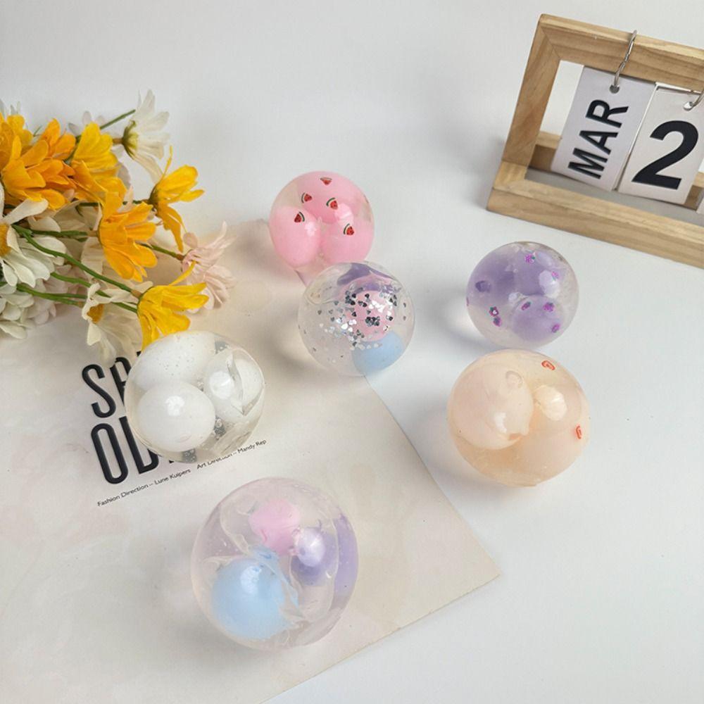 Handgemacht Knusprig Handgemacht Kugel Obst Serie Fidget Quetsch Sensorisch Knödel Squishy Schreibtisch Geschenk