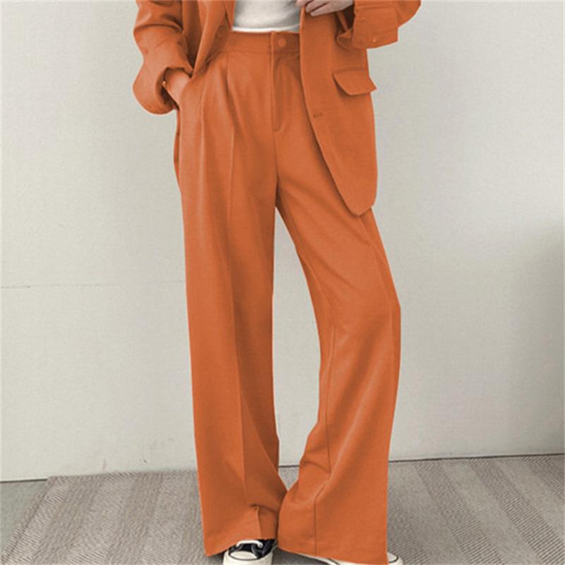 Women's Black Blazer & Suit Pants - Spring/Autumn 2025 Korean Street Style Casual Niche Design