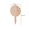 Plant Labels Wooden Plant Sign Tags Multi-Type Bamboo Garden Markers Bonsai Seed Potted Flower Vegetable Succulent Tool 5/50Pcs