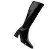 Women's PU Boots Boots-Women Luxury Designer Sexy Thigh High Heels High Sexy Female Shoes Zipper Winter