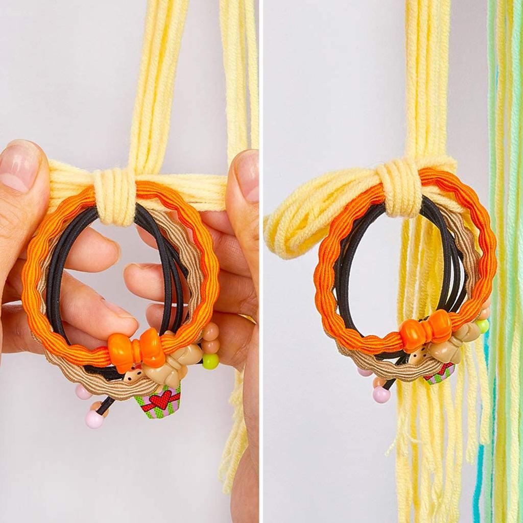 Unicorn Hair Clips Organizer Wall Hanging Hair Bow Holder Cute Baby Headband Storage Hanger for Girls Room Home Decoration