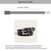 Star Eye Rivet Studded Belt For Men and woman Gothic Pin Buckle Fashion Casual Punk Pu Leather Waistband Y2K Hip Hop Jeans Belt