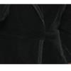 Autumn Women Vintage Wrap Black Velvet Maxi Coat Thick Warm Long Trench Coat Outwear