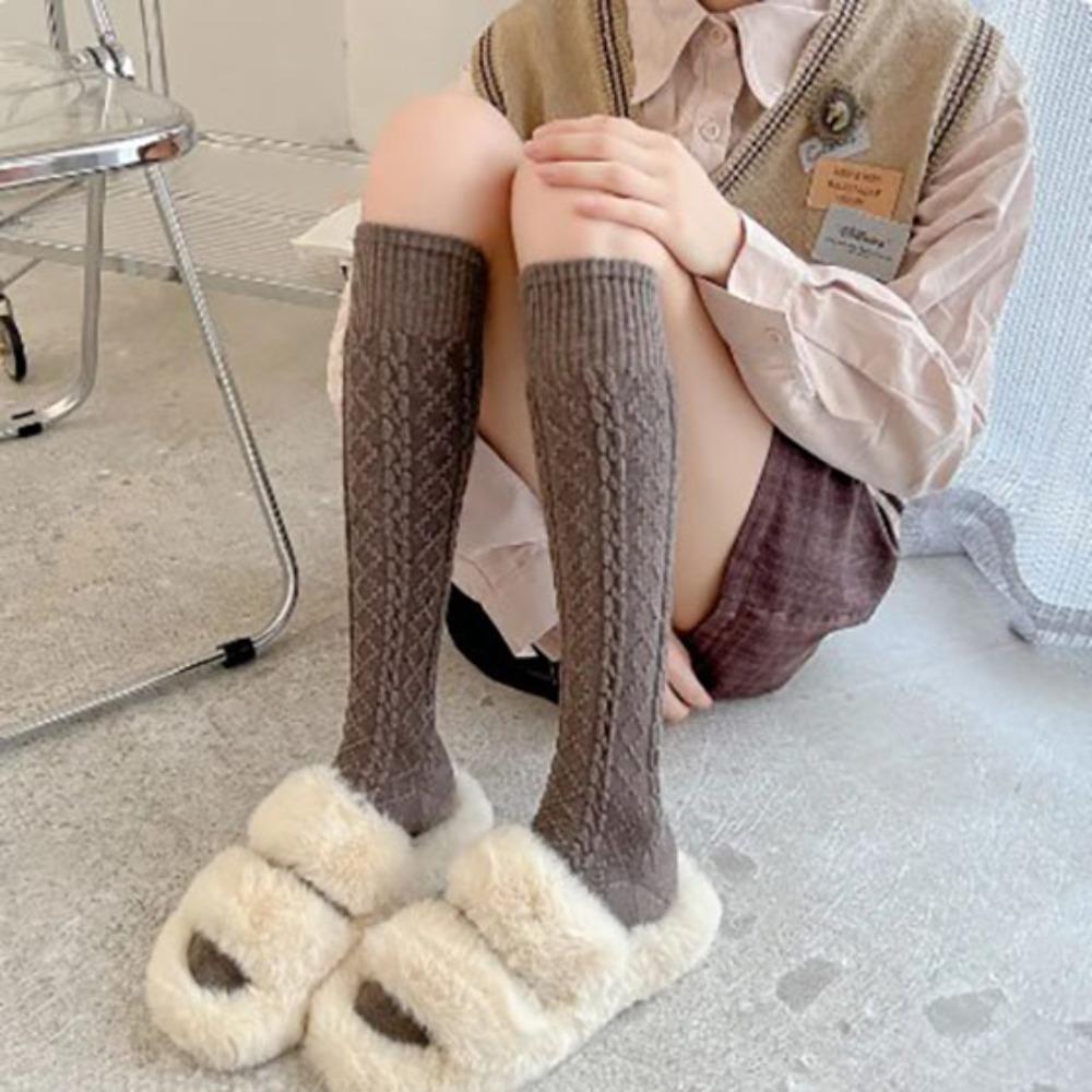 

Теплые чулки Теплые носки Хлопковые носки до бедра Практичные уличные модные повседневные гольфы