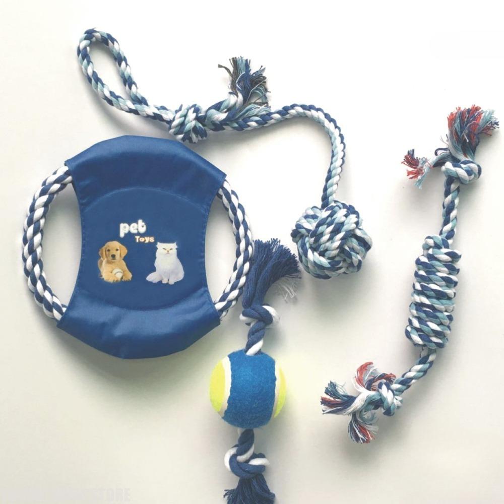 

Dog Toys Balls Bite Resistant Puppy Teething Sticks Cotton Rope Balls Pet Supplies Dog Toys Dog Supplies Pet Products Home Item