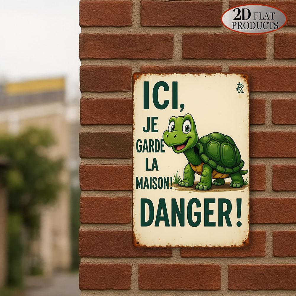 

Vintage Turtle Signage for Gardens Porches Garages Kids Rooms Gift for Animal Lovers 20x30cm（7.8x11.8inch）