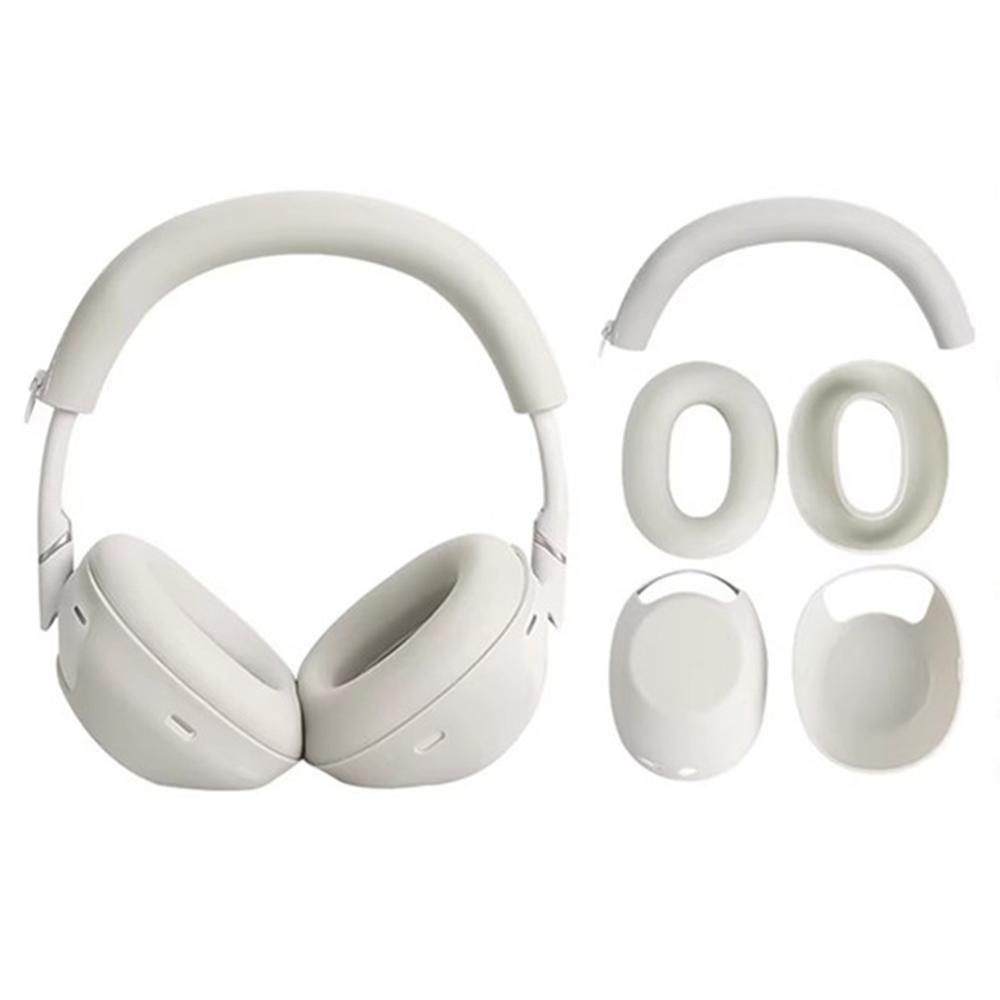 Pro Sony WH-1000XM6 Silikonový obalový set s krytem náhlavního oblouku, ochranné náušníky na sluchátka, krytky
