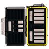 Cutie de depozitare suport pentru baterii AA AAA cu tester de baterii Rezistentă la apă Container dur organizator pentru baterii pentru 14 x AA și 10 x AAA