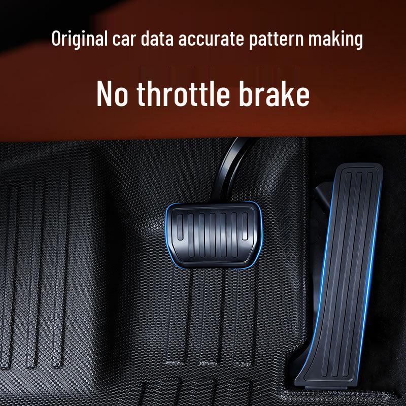 Custom Fit TPE Foot Pads for 25 Car Models, Original Car Color, Double Layer, Full Coverage