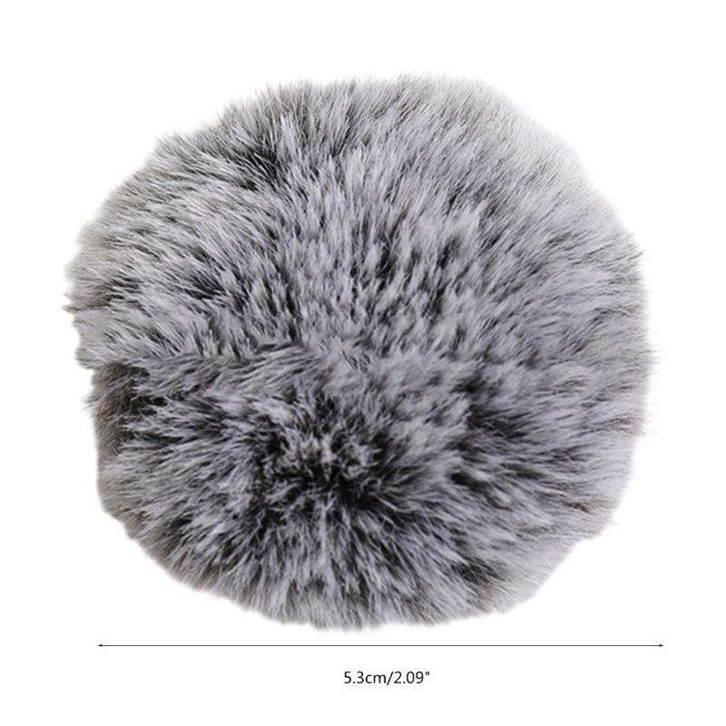 2Pcs Windscreen Cover for Omic Lavalier Microphones Windshield Artificial Furs Wind Screen Furry Sleeve
