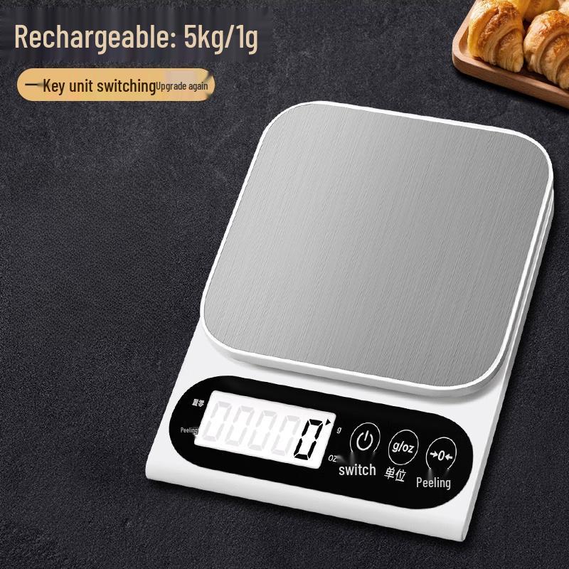HC Digital Kitchen Scale with Stainless Steel Platform