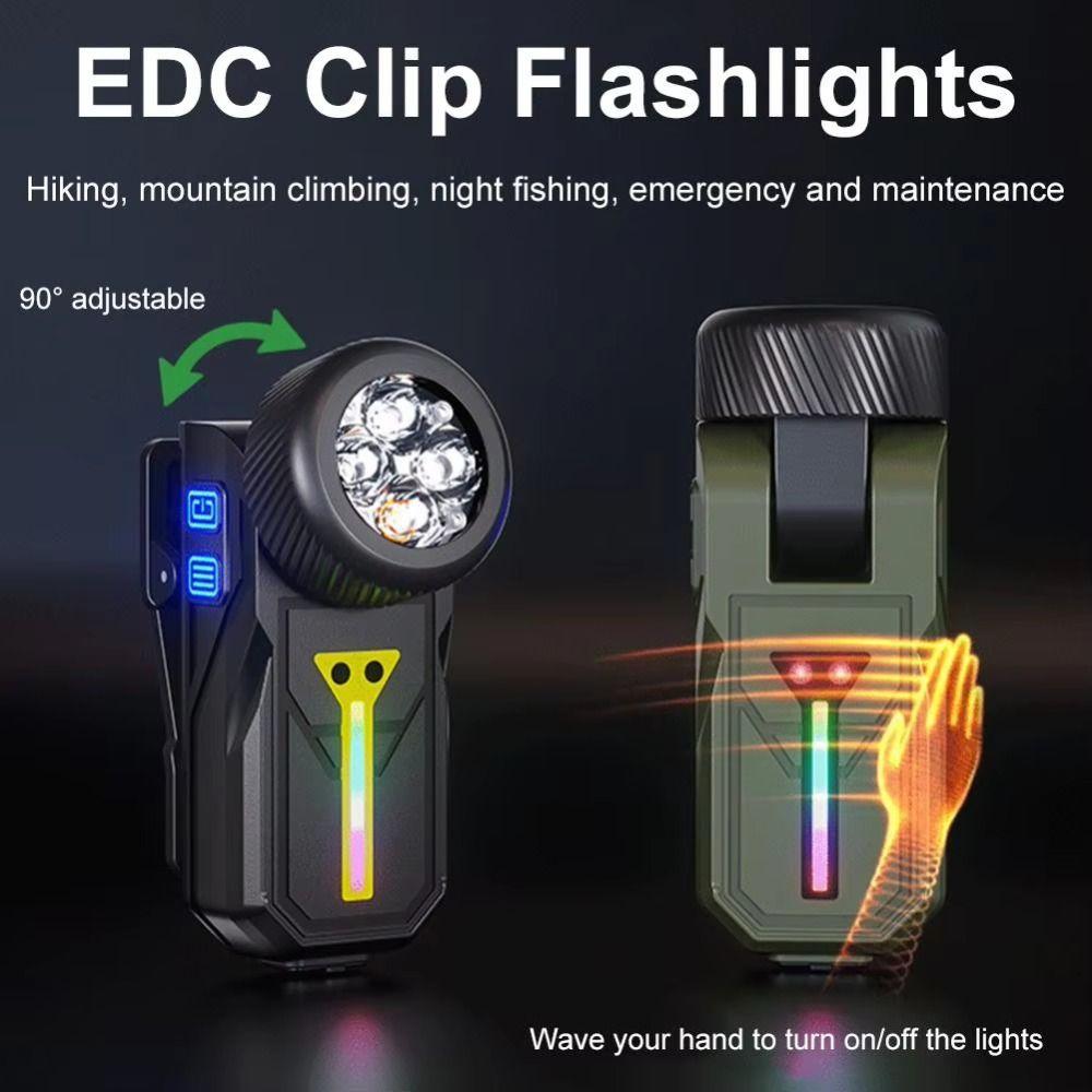 680LM Brightness Rechargeable LED Flashlight Waterproof Design USB Rechargeable Mini Flashlight Adjustable Lamp Head