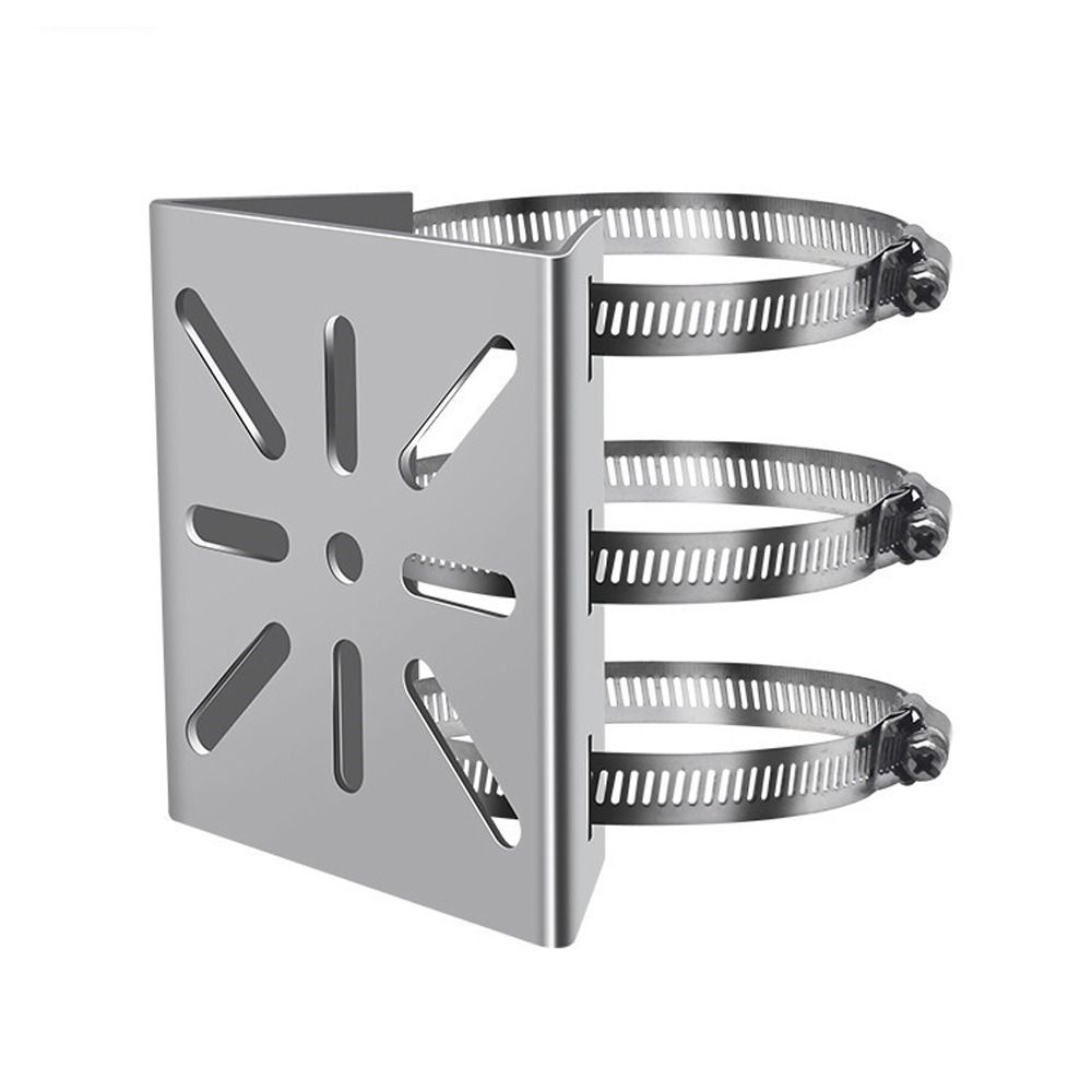 Stainless Steel Vertical Mast Mount Brackets Flexible Positioning Wall Mounting Bracket Indoor Use