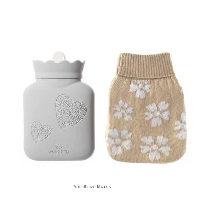 Explosion-Proof Water Injection Silicon Hot-Water Bag Portable Small Size Stuffed Female Belly and Feet Hot-Water Bag Portable Mini Hand Warmer