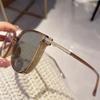 Trendy Photochromic Women Myopia Glasses Men Ultra Light Large Frame Near Sight Glasses Anti Blue Light Color Changing Eyewear