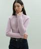 Diito Camel Tweed Turtleneck [Pink]
