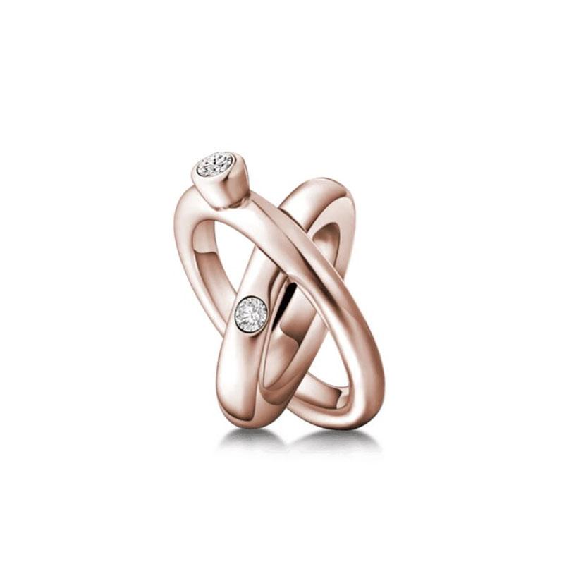 Charms Planet Bead Copper Rose Gold Pink Butterfly Dangle Fit Bangle Bracelet Necklace Diy Jewelry